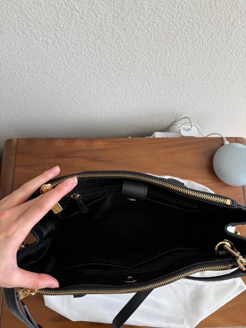 Michael Kors Sutton Medium Black Satchel